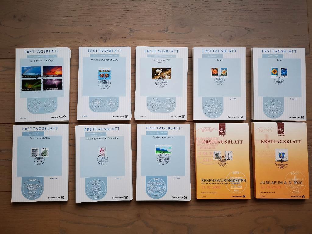 Timbres "premier jour" allemand, Enlèvement ou Envoi, 1990 à nos jours, Affranchi