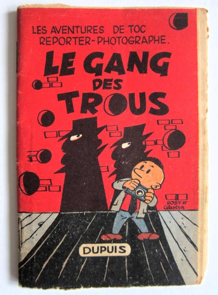 Mini-récit Spirou Le gang des trous (Rosy - Célestin 1959), Livres, Enlèvement ou Envoi, Utilisé, Rosy et Célestin, Une BD