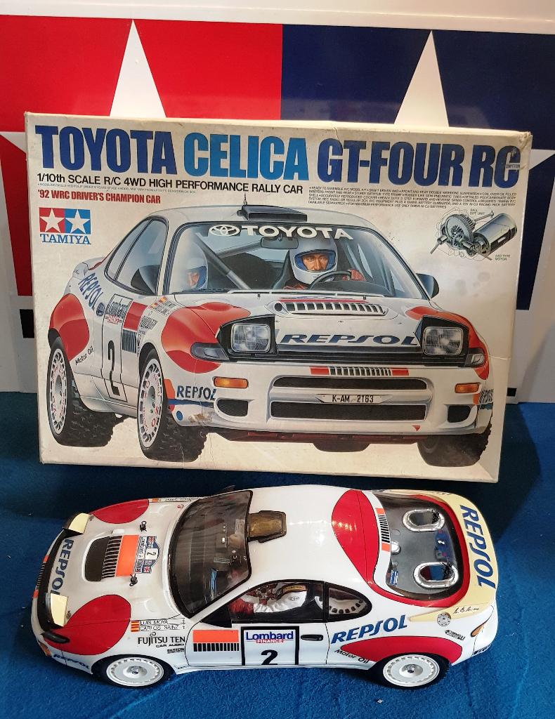 Voiture de rallye Tamiya Toyota Celica GT-Four RC #58119, Échelle 1:10, Électro, Envoi, Comme neuf