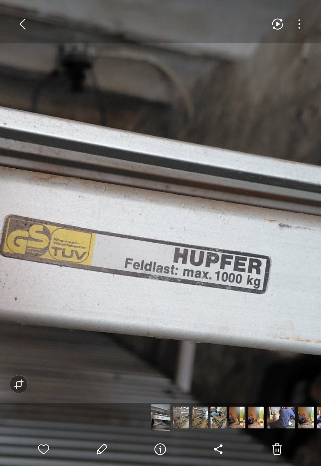 étagères horeca hupfer 1000kg d3 charge, Enlèvement, Autres types
