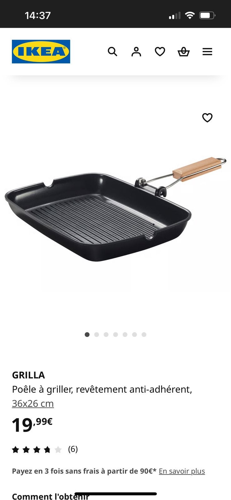 Grilla Ikea, Ophalen of Verzenden, Gebruikt