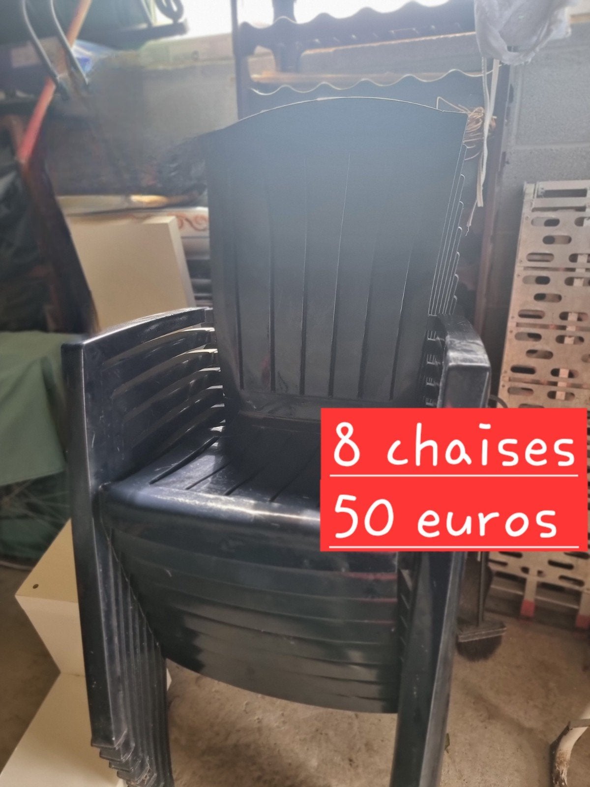 chaises de jardin avec accoudoirs, Tuin en Terras, Bergingen en Tuinkasten, Ophalen