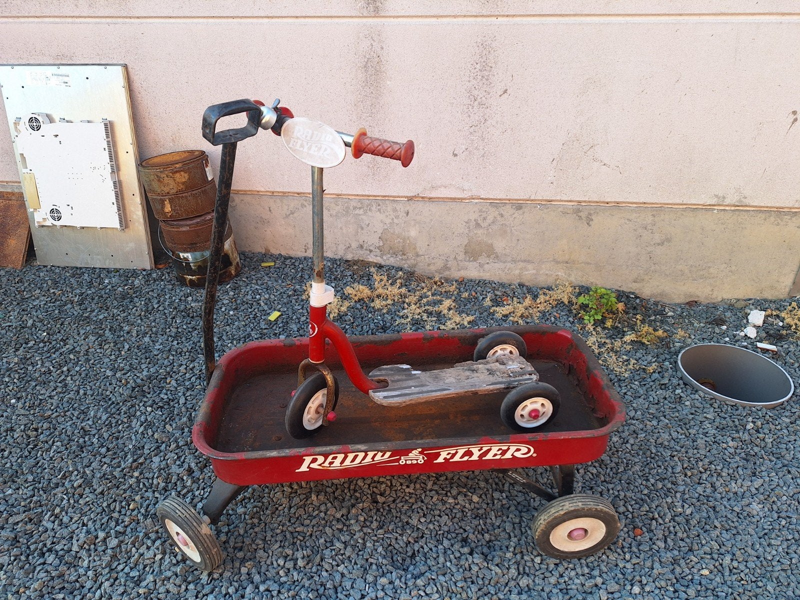 Radio Flyer kar en step, Antiquités & Art, Antiquités | Jouets, Enlèvement