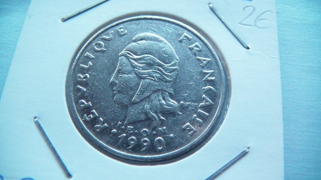 RESERVE MICHEL caledonie 20 francs 1990, Enlèvement