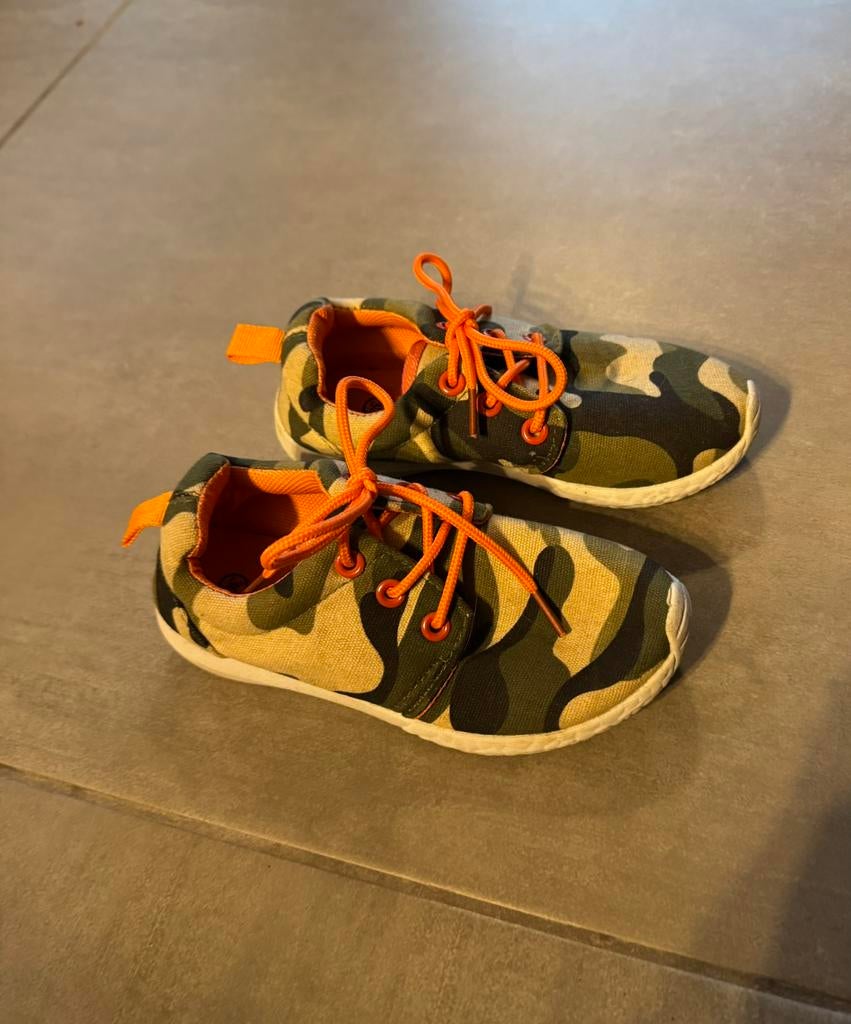 Maat 30 camouflage schoenen, Kinderen en Baby's, Ophalen, Zo goed als nieuw, Jongen of Meisje