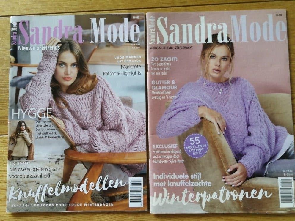 5 breitijdschriften - prijs=samen - voor goed doel, Hobby en Vrije tijd, Ophalen of Verzenden, Zo goed als nieuw, Breien, Patroon of Boek