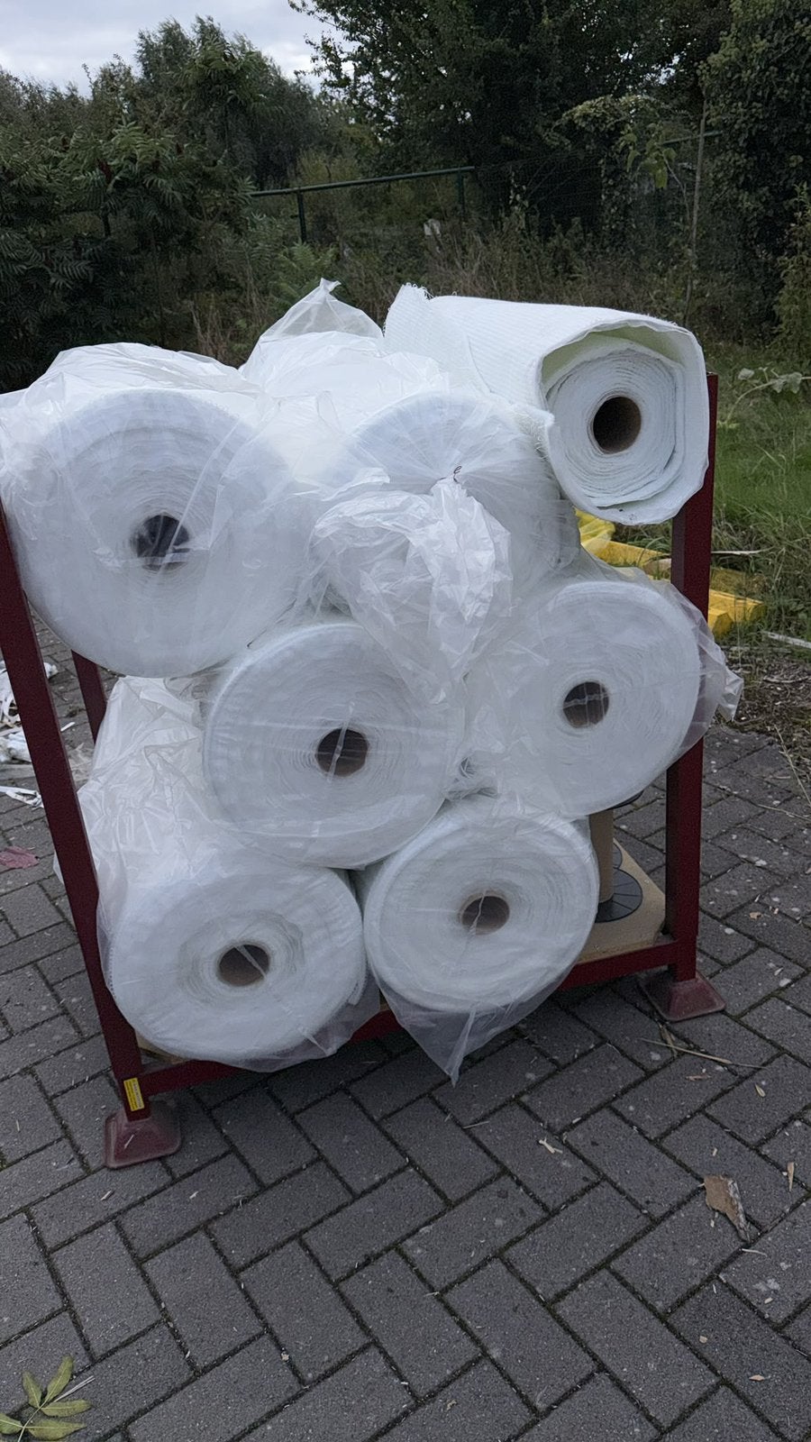 6 rollen industriële glasvezel isolatiemat 6mm 20m per rol, Overige materialen, Nieuw, 15 m² of meer, Ophalen
