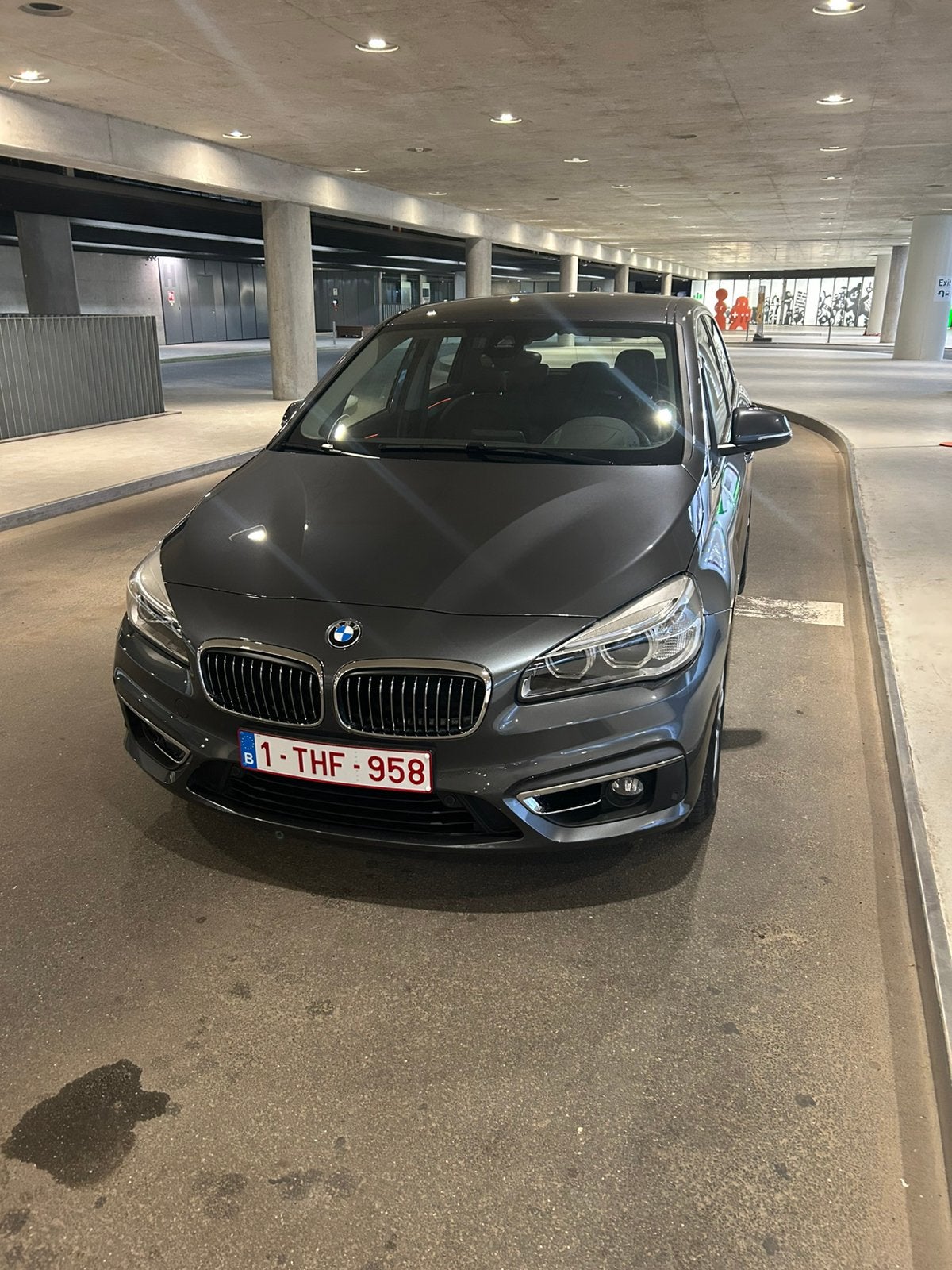 BMW 218i Active Tourer   44000 km automatique en cuir, Achat, Attache-remorque, Automatique, Particulier