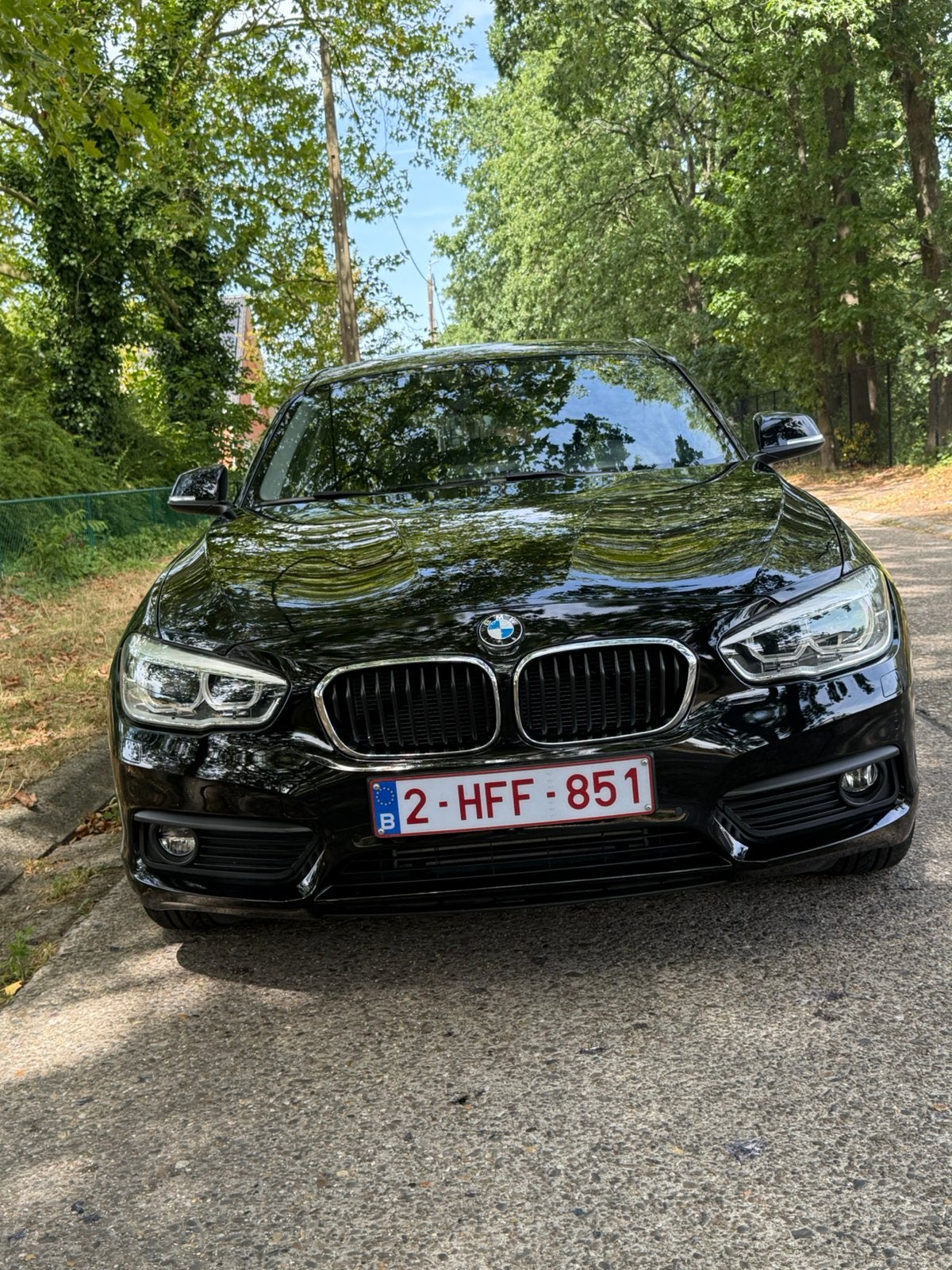BMW 116i  1 serie M pakket  2017, Auto's, BMW, 116 g/km, 4 cilinders, Zwart, Leder