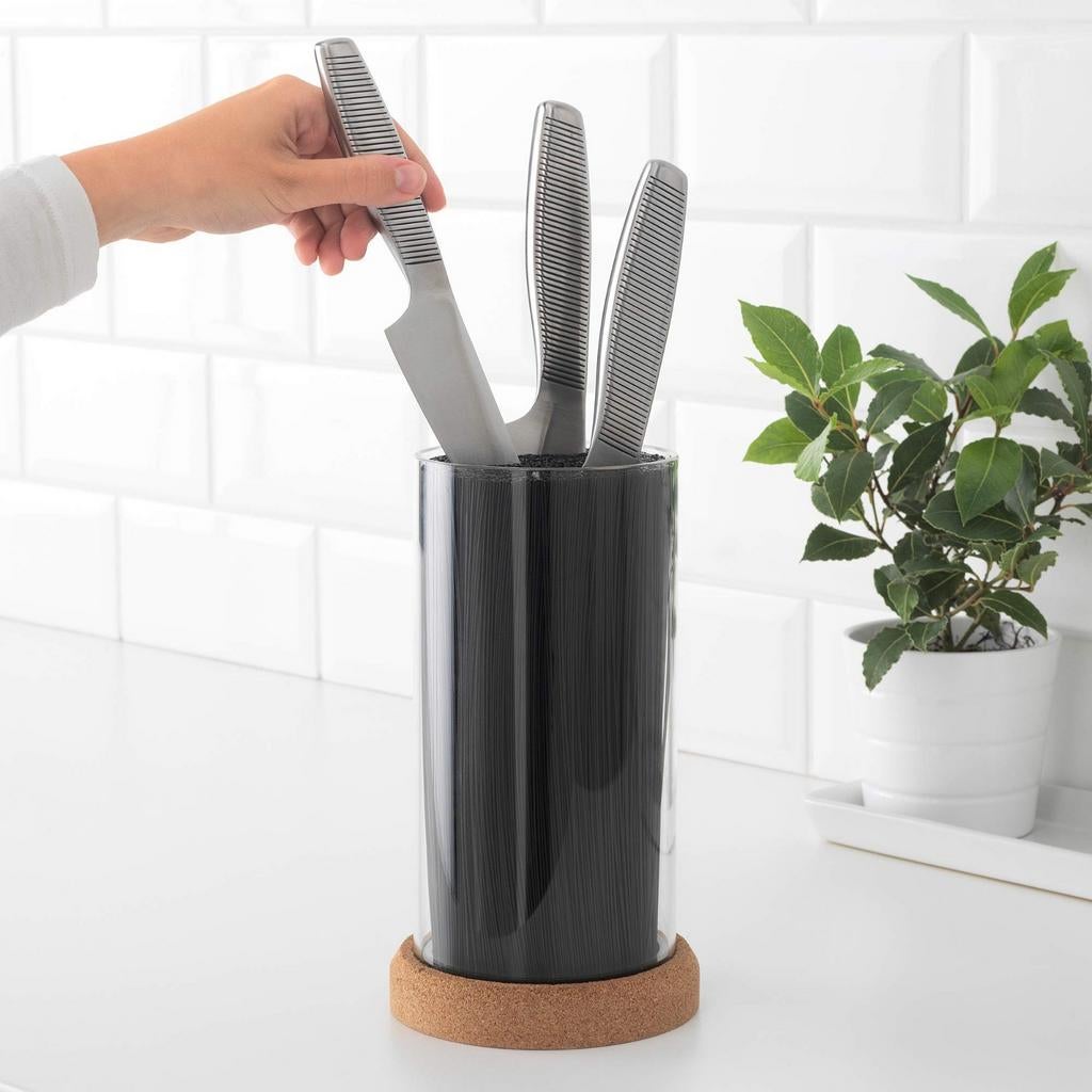 Range couteaux Ikea, Maison & Meubles, Enlèvement, Utilisé, Autres matériaux, Couverts en vrac