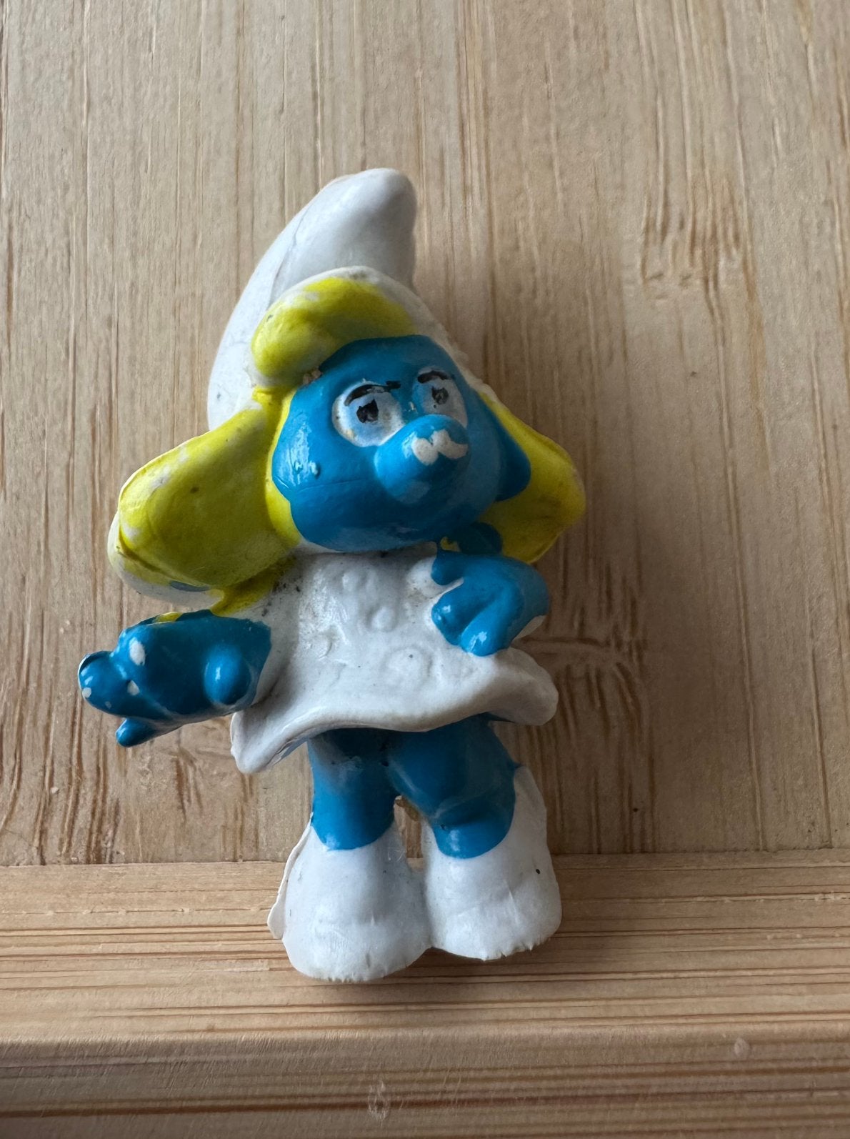 Miniatuur Smurfin - Ed dupuis - union, Ophalen of Verzenden, Gebruikt, Smurfin, Poppetje, Figuurtje of Knuffel