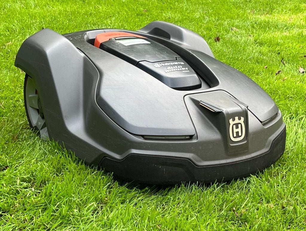 Husqvarna Automower 430X (motoren en printplaat vervangen), Tuin en Terras, Ophalen, Gebruikt, Bestuurbaar via app, 20 tot 25 cm