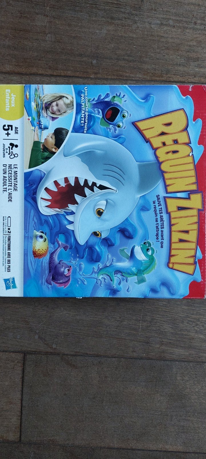 Jeu de société Requin Zinzin, Enlèvement