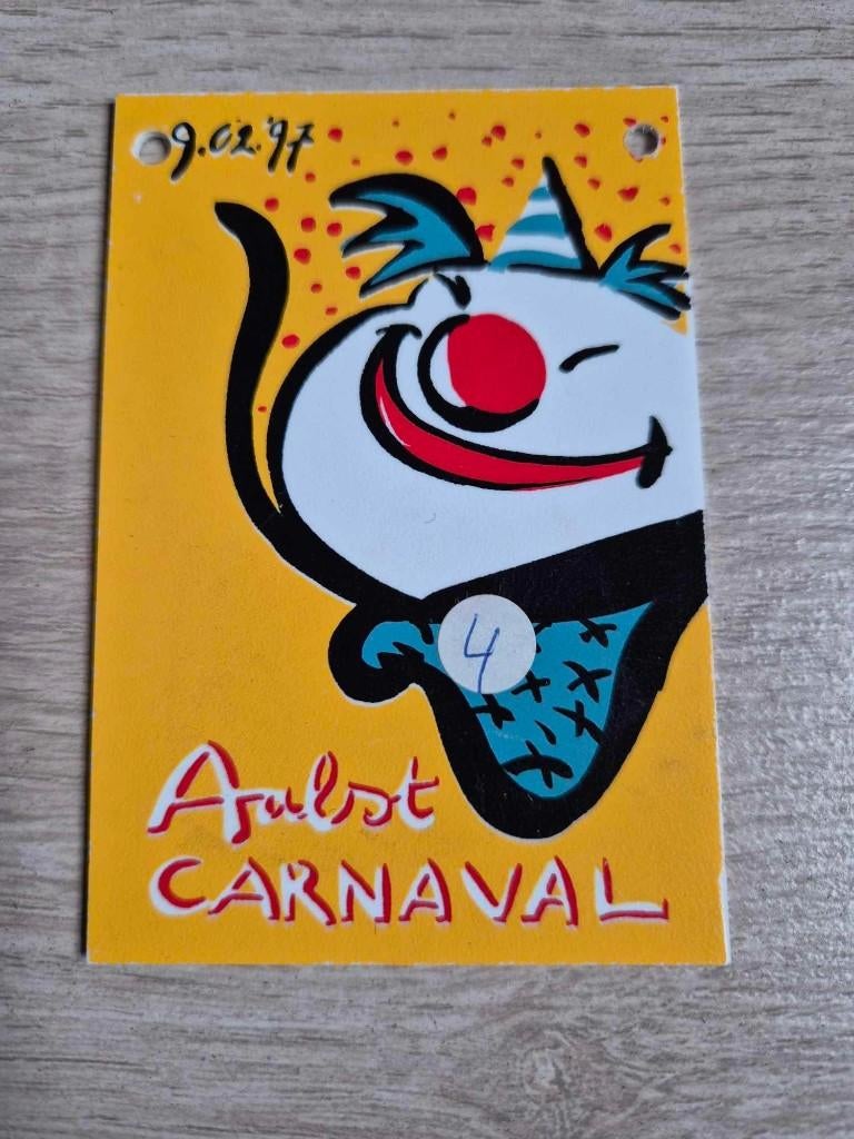 Carnaval medaille plastiek Aalst 1997, Enlèvement ou Envoi