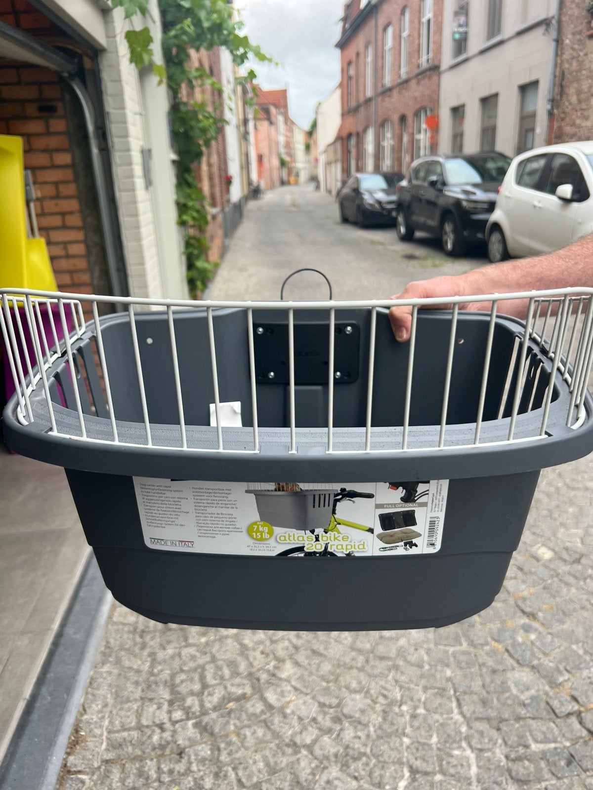 Hondenmand voor fiets, Ophalen, Nieuw, Fietsmand, Stuurbevestiging