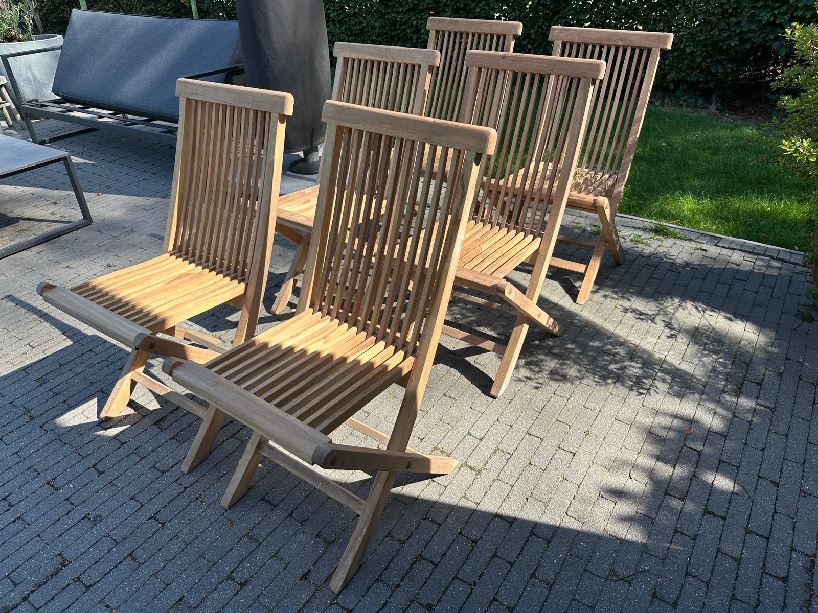 6x Teak stoelen (Nieuw), Enlèvement, Comme neuf