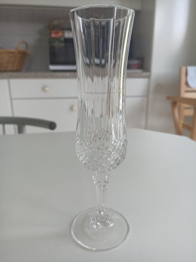 Cristal d'Arques-Durand flute glas, Antiek en Kunst, Ophalen of Verzenden