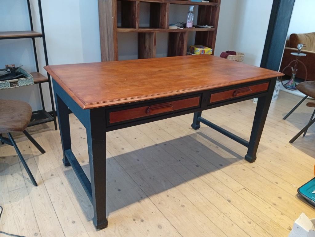 Authentieke tafel, Ophalen, 50 tot 100 cm, Zo goed als nieuw, Vijf personen of meer