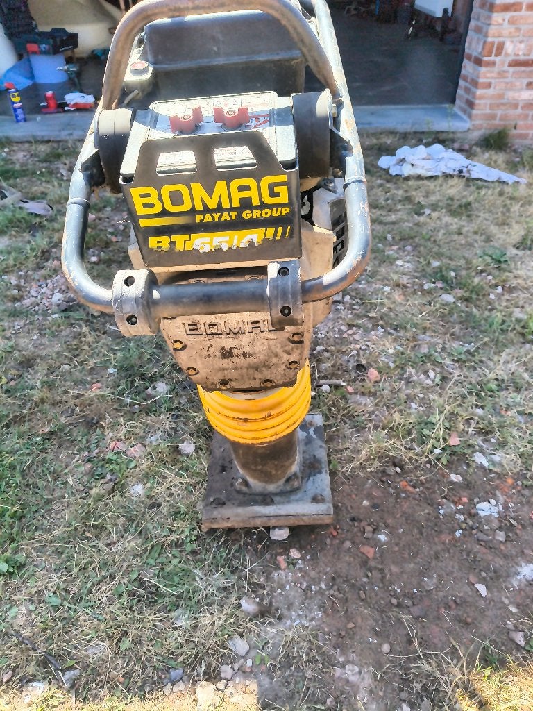 Trilplaat, Enlèvement, Utilisé, Autres types, Bomag
