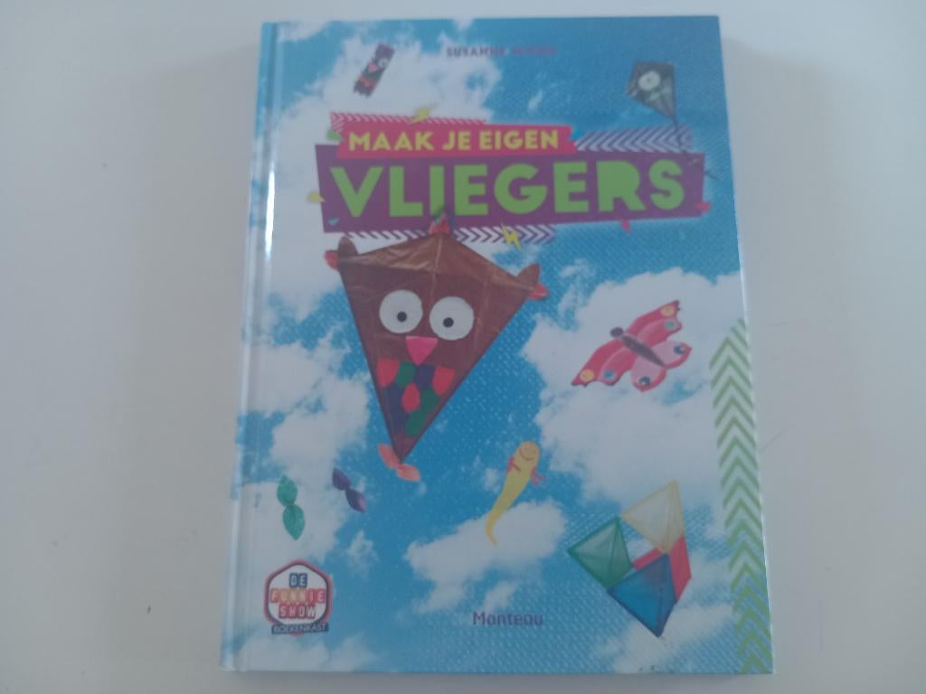 Boek Maak je eigen vliegers Knutselen Vliegeren Spel, Ophalen of Verzenden, Zo goed als nieuw, Knutselwerk