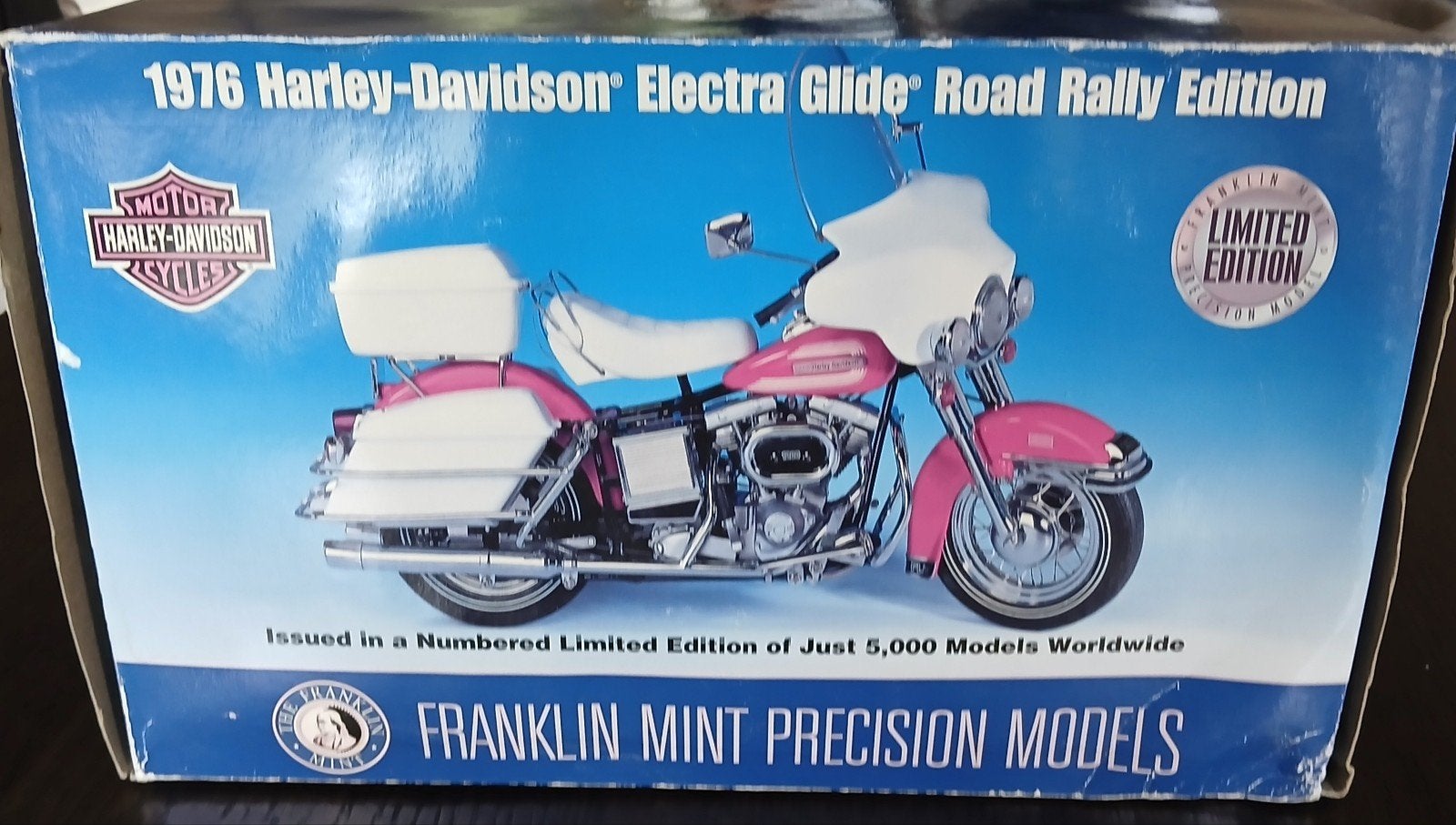 Franklin mint harley 1:10 road rally edition, Hobby en Vrije tijd, Verzenden