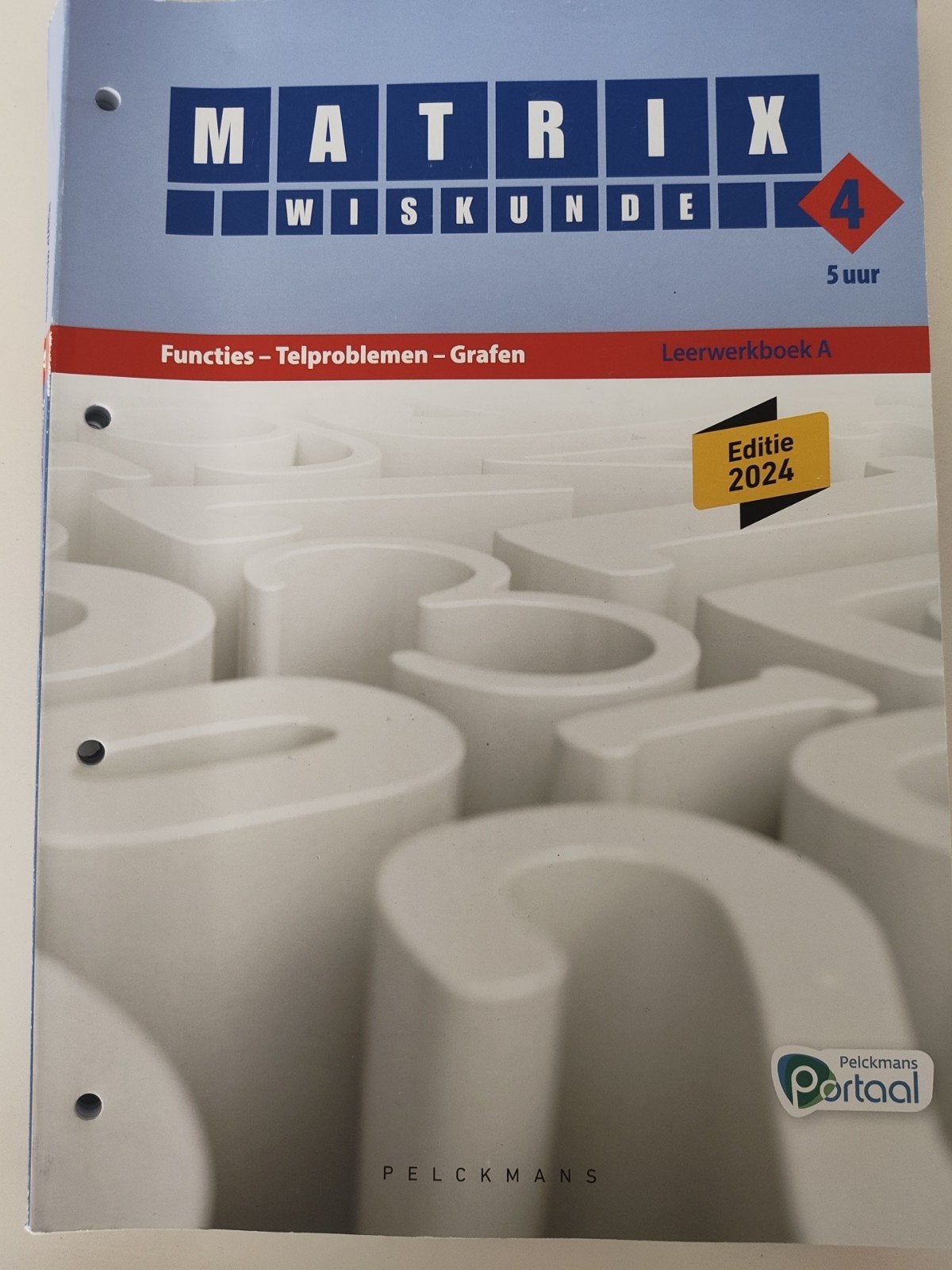 Matrix Wiskunde 4.5 Leerwerkboek A Functies – Telproblemen –, Boeken, Ophalen, Nederlands