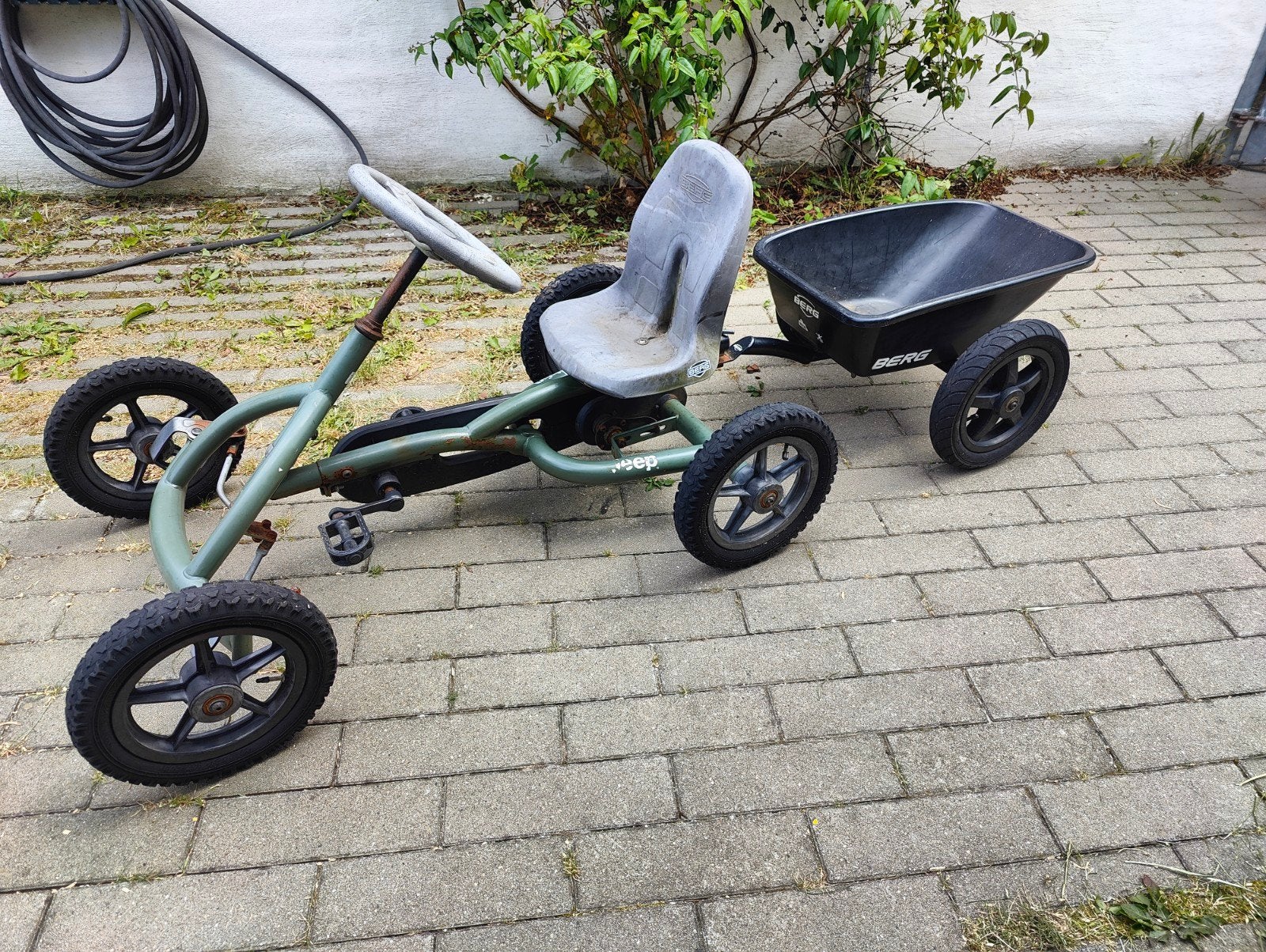 Berg buddy skelter + aanhangwagen, Enlèvement, Berg