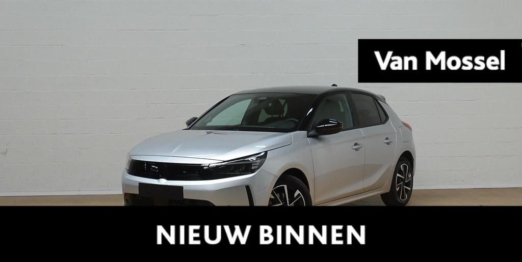 Opel Corsa 1.2 Turbo Hybrid 81kW eDTC GS, Auto's, Opel, Stof, Gebruikt, Zwart, 103 g/km