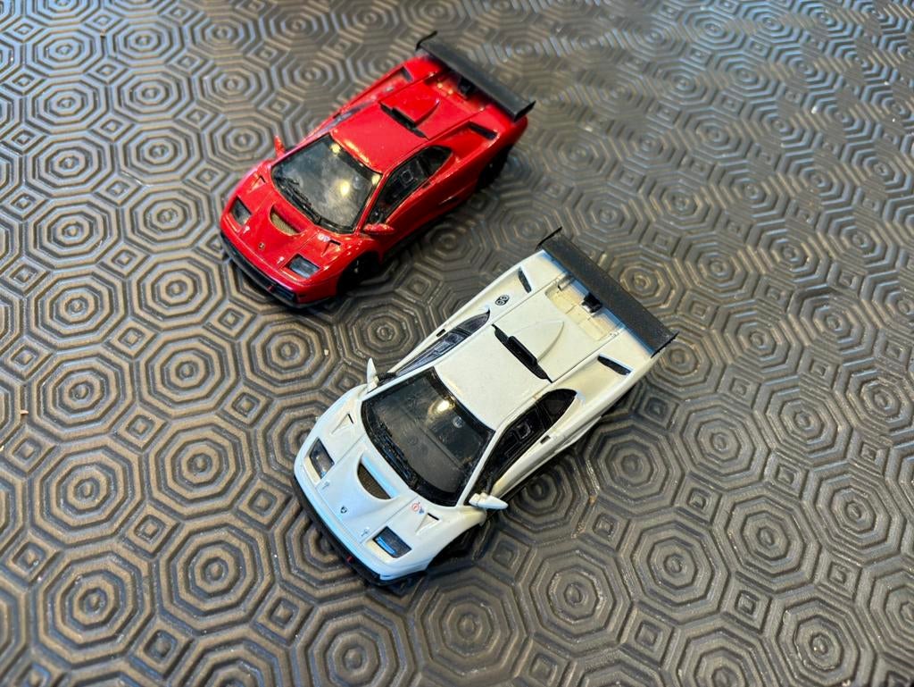 1/43 Kyosho  2 xLamborghini Diablo GTR-S, Ophalen of Verzenden, Zo goed als nieuw, Auto, Kyosho