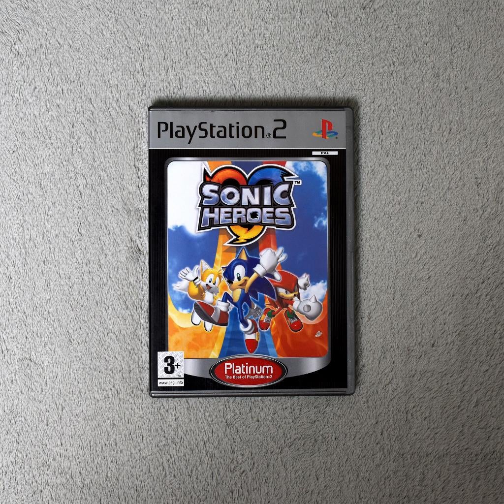 Sonic Heroes PS2 Platinum Plateforme SEGA Complet Bon état, Enlèvement ou Envoi, 2 joueurs, Utilisé, À partir de 3 ans