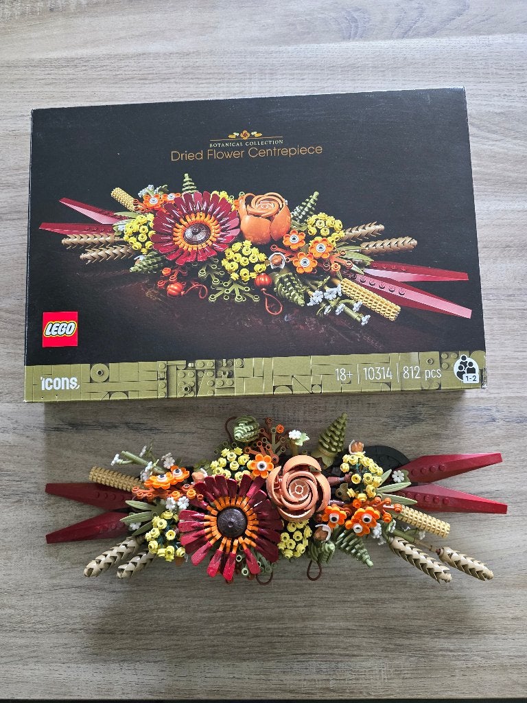 LEGO Icons 10314 Bloemstuk  Compleet + doos | Botanical, Kinderen en Baby's, Inclusief instructies, Lego, Ophalen of Verzenden