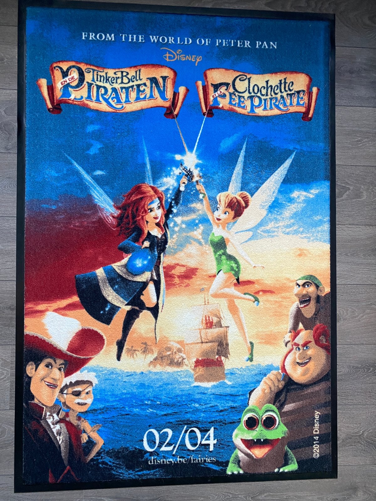 Tapijt Tinkerbel 150x100 cm, Ophalen, Zo goed als nieuw