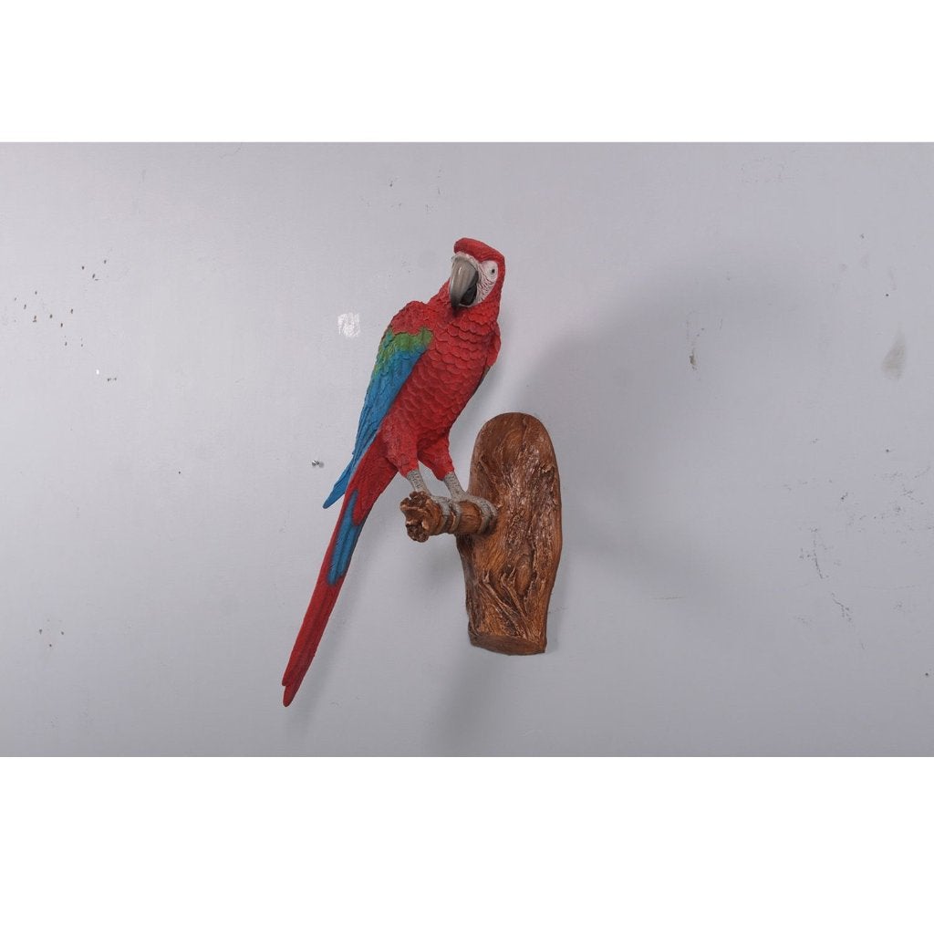 Red and Blue Macaw Parrot – Papegaai beeld Hoogte 67 cm, Ophalen, Nieuw