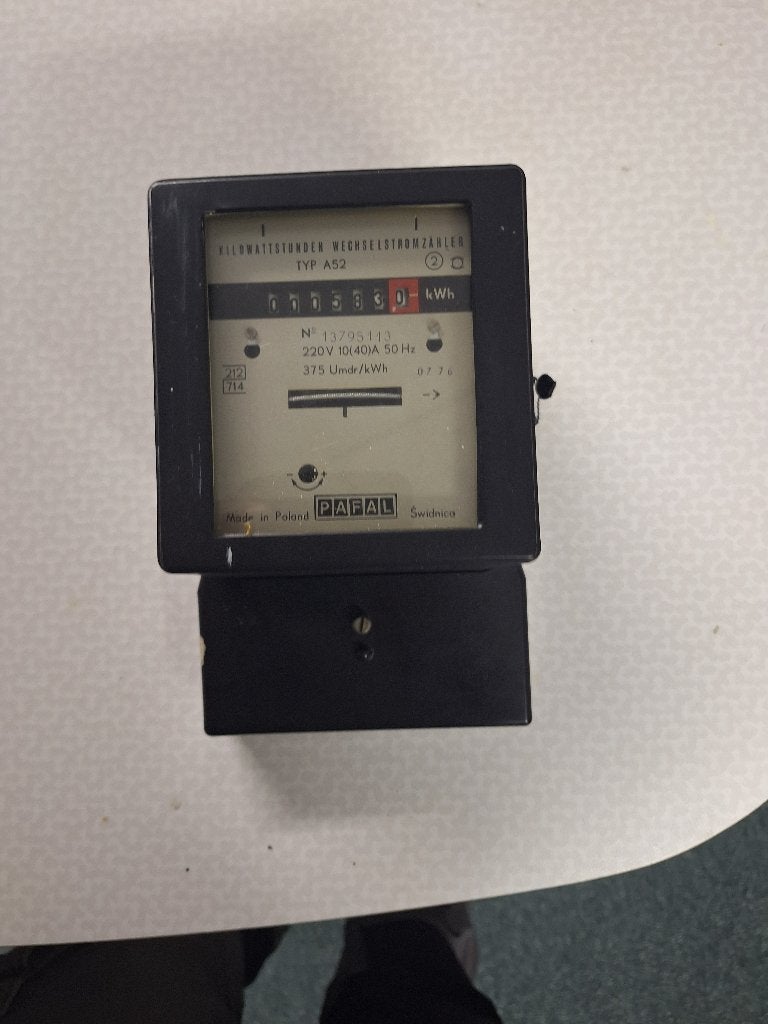 Electriciteitsmeter, Ophalen, Gebruikt, Elektriciteit