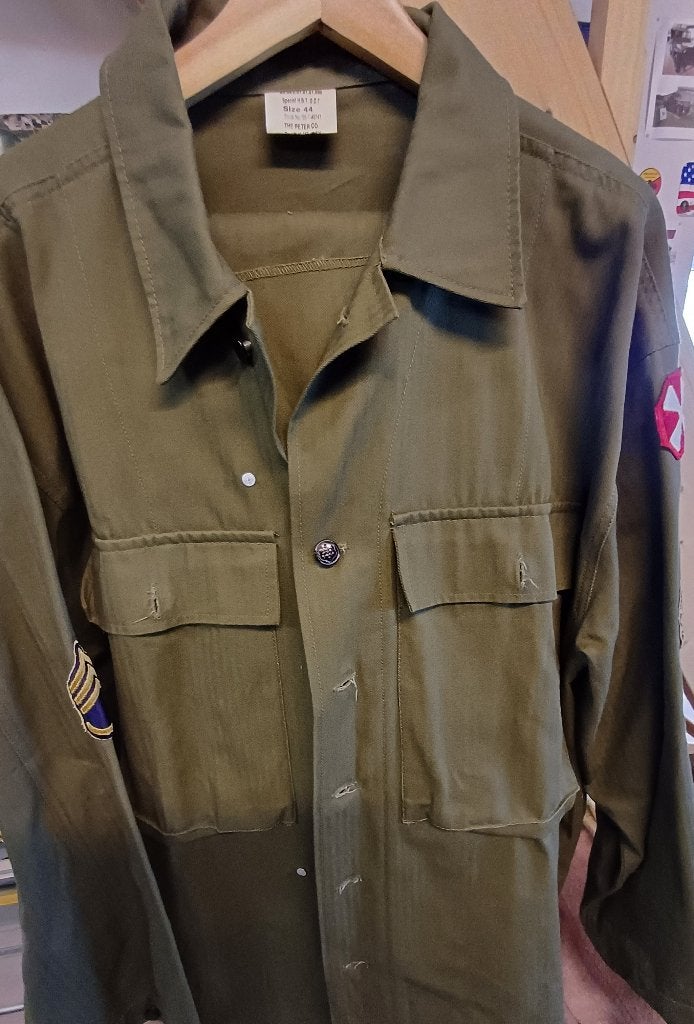 Veste + pantalon Repro HBT - QMI DeBrabander, Enlèvement ou Envoi, Armée de terre