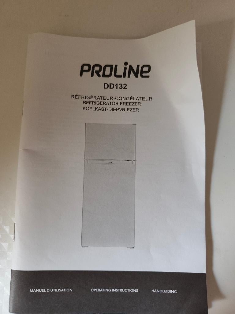 Koelkast Proline DD132, Elektronische apparatuur, Koelkasten en IJskasten, Gebruikt, 100 tot 150 liter, 45 tot 60 cm, Met vriesvak