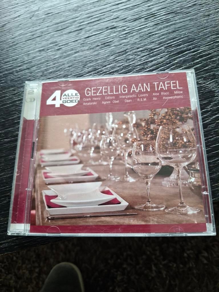 Dubbel cd alle 40 goed  gezellig aan tafel, Cd's en Dvd's, Cd's | Verzamelalbums, Ophalen of Verzenden