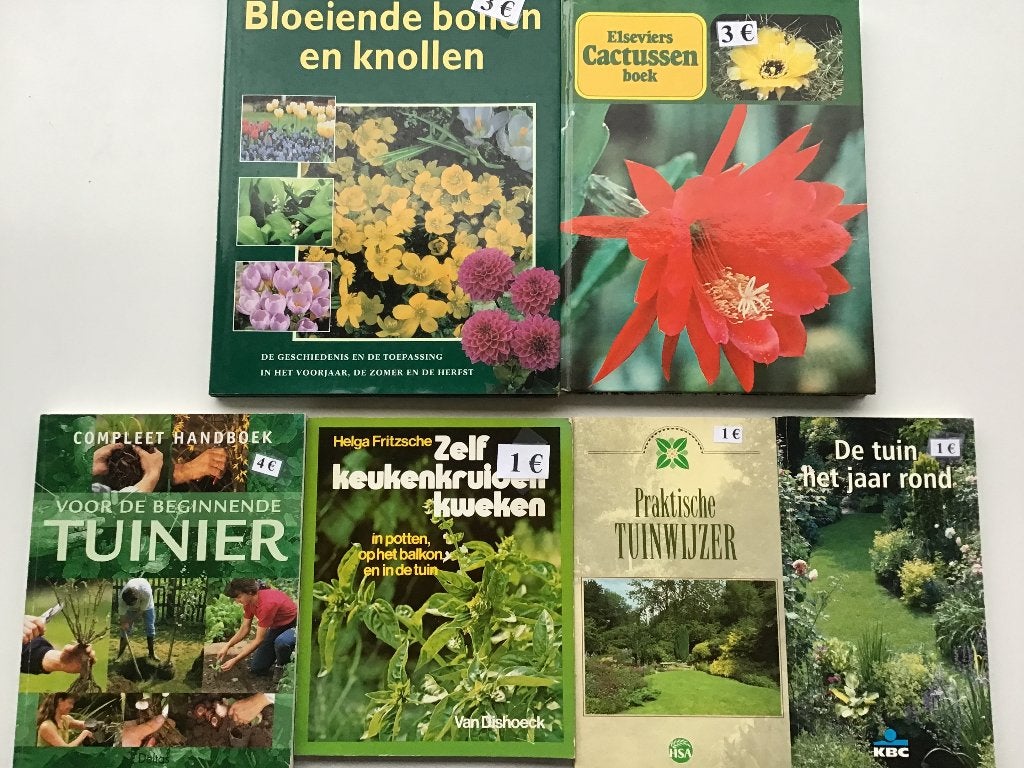 diverse boeken over tuinieren, Ophalen of Verzenden, Zo goed als nieuw