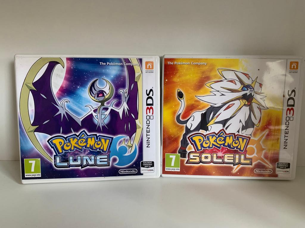 Pokemon Moon en Sun 3DS-bundel, Games en Spelcomputers, Avontuur en Actie, Verzenden, 1 speler, Zo goed als nieuw