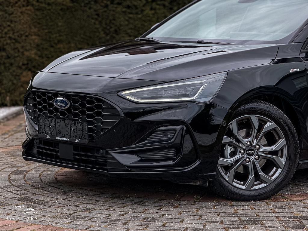 Ford Focus Turnier ST-Line MHEV/NEW/Matrix-LED/ACC/Camera, Zwart, Bedrijf, Hybride Elektrisch/Benzine, Parkeerassistent