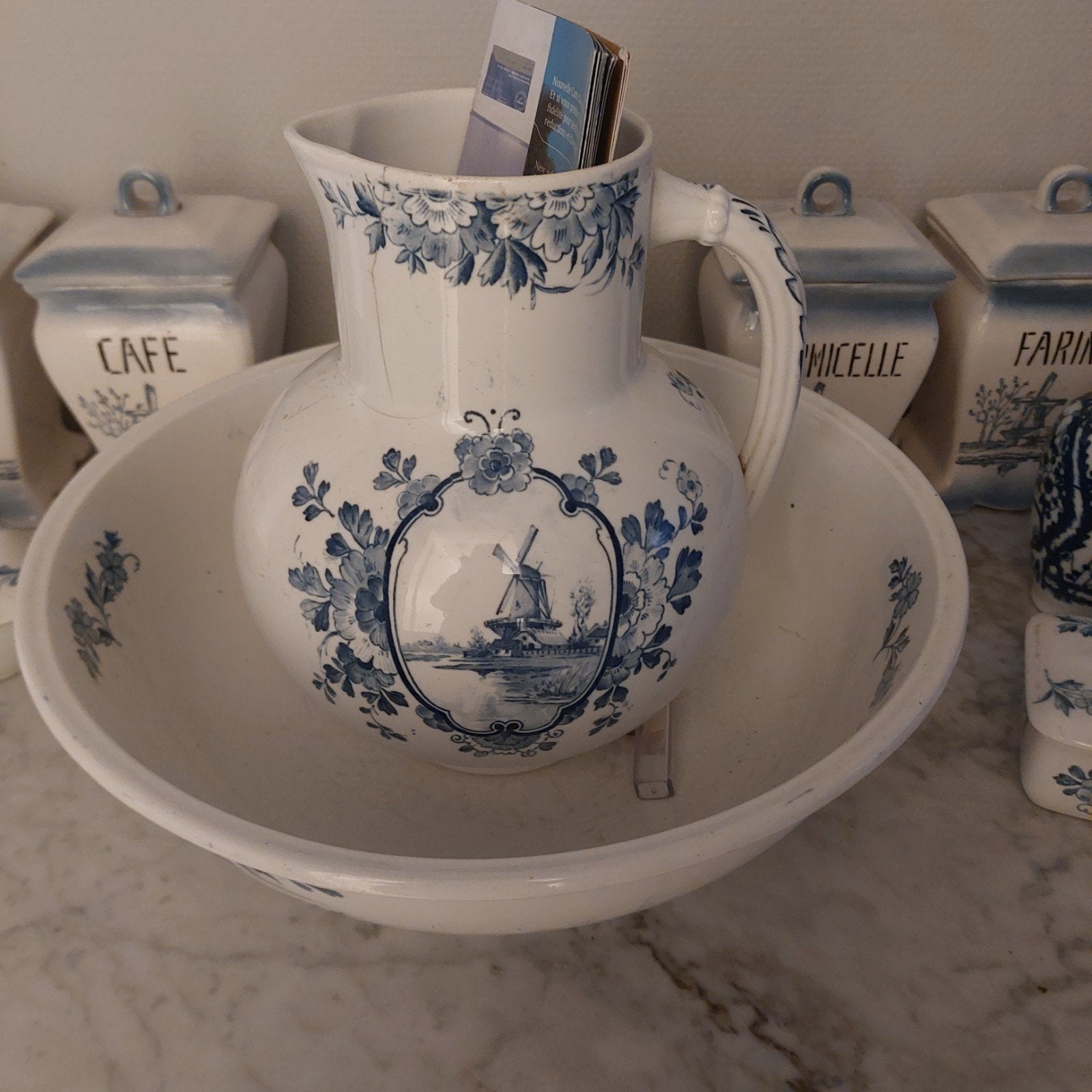stel oude mooie antiekservies, Antiek en Kunst, Ophalen