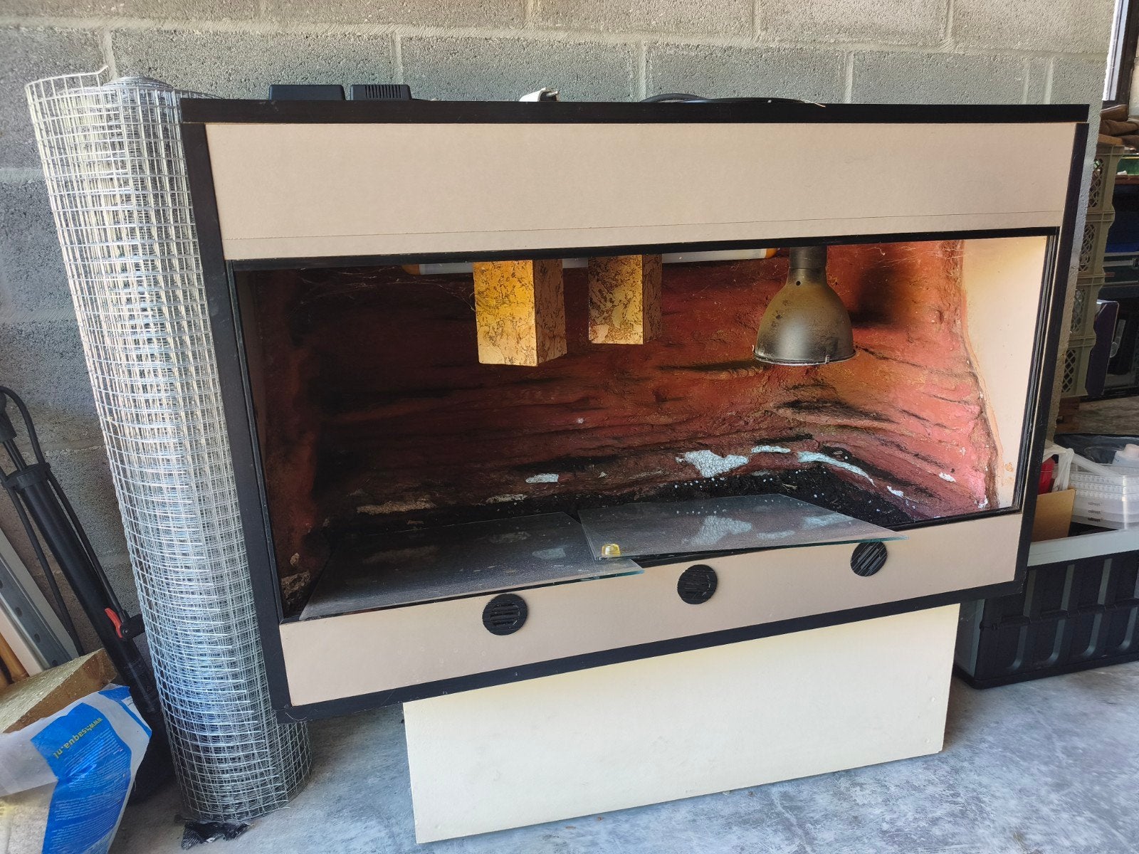 Terarium 1 meter lang 50 CM breed en 65 Cm hoog, Ophalen