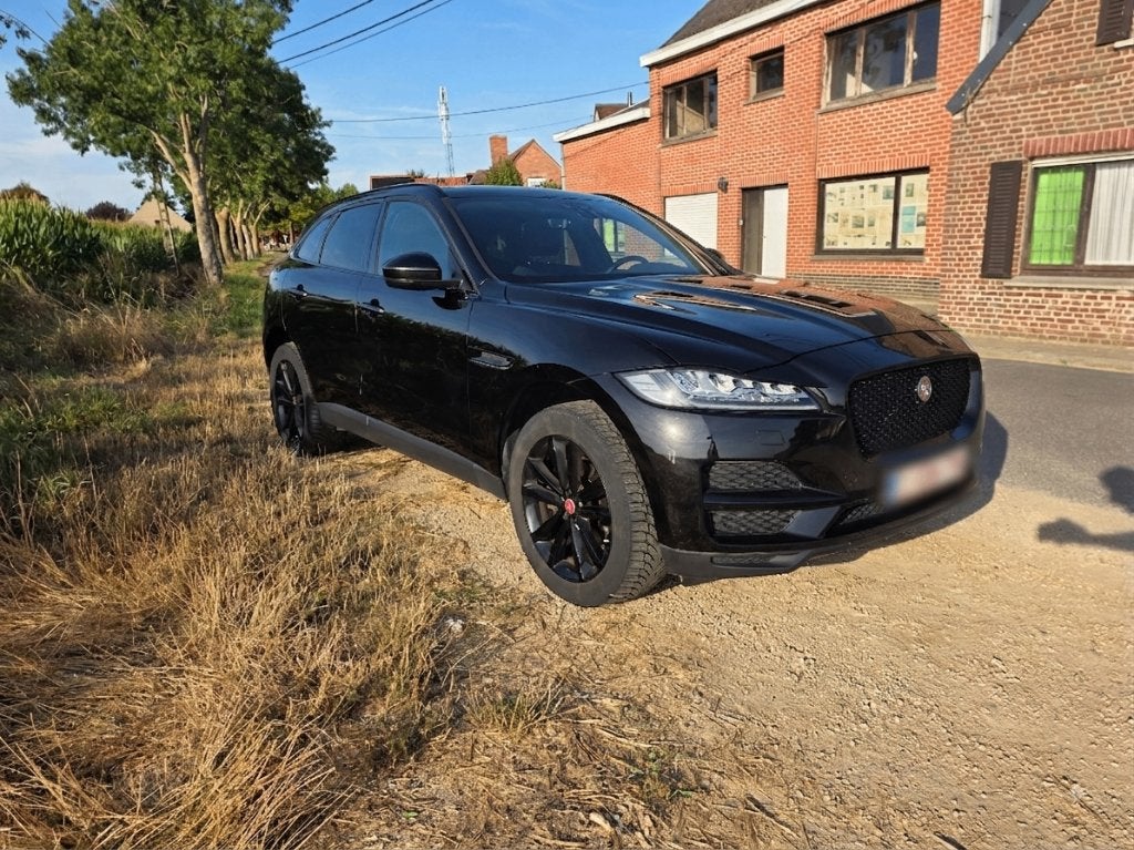 Jaguar F-pace 2020, Autos, Jaguar, Cuir, 1828 kg, Euro 6, Noir