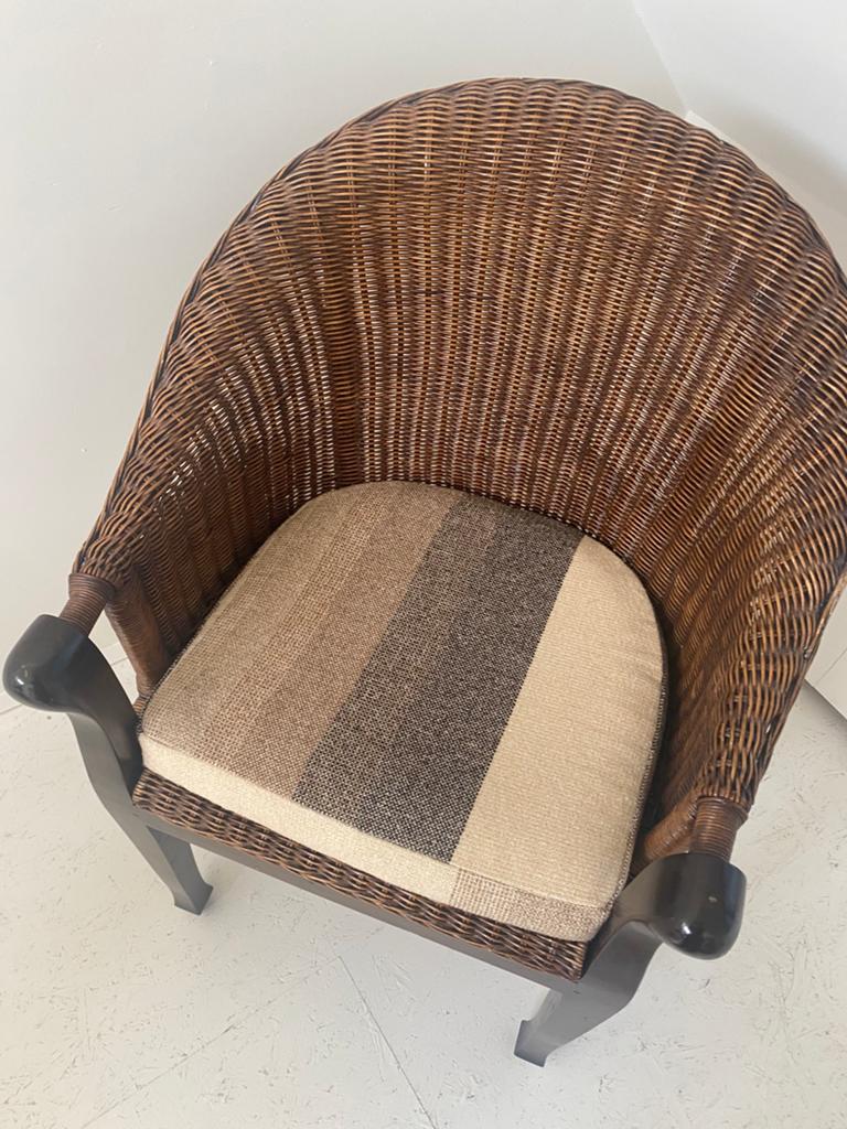 Stoel / zetel / eenzit in riet / rotan, Enlèvement, Comme neuf