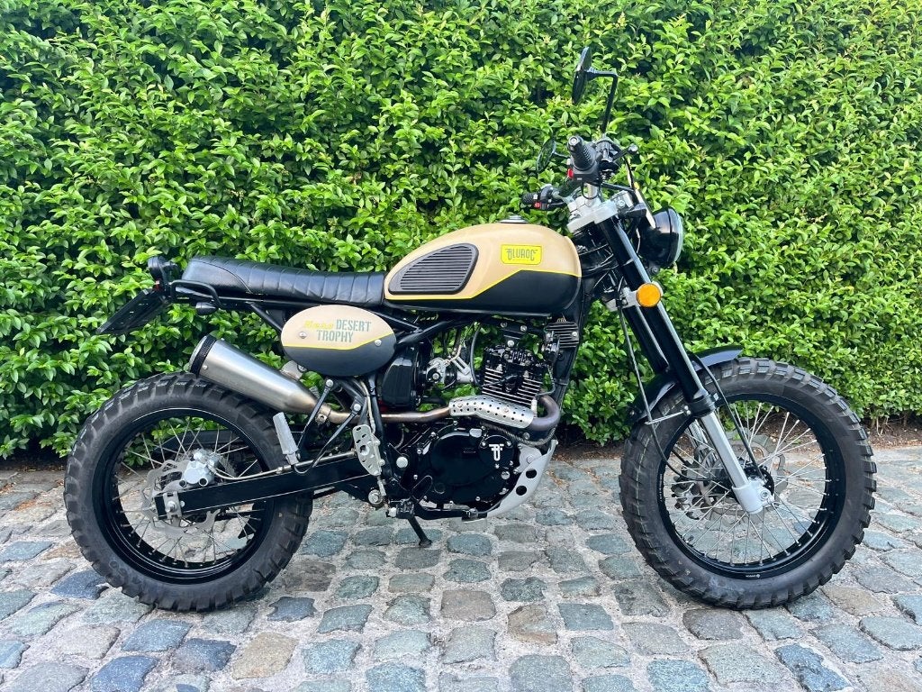 Bullit bluroc hero desert throphy 125cc, Motoren, Motoren | Overige merken, Particulier, Crossmotor, Handgeschakeld, Ophalen