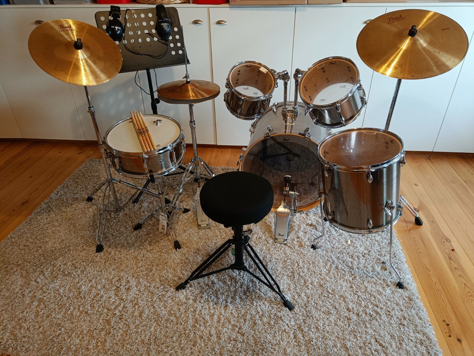 drumstel Pearl Export, Muziek en Instrumenten, Ophalen, Zo goed als nieuw, Pearl