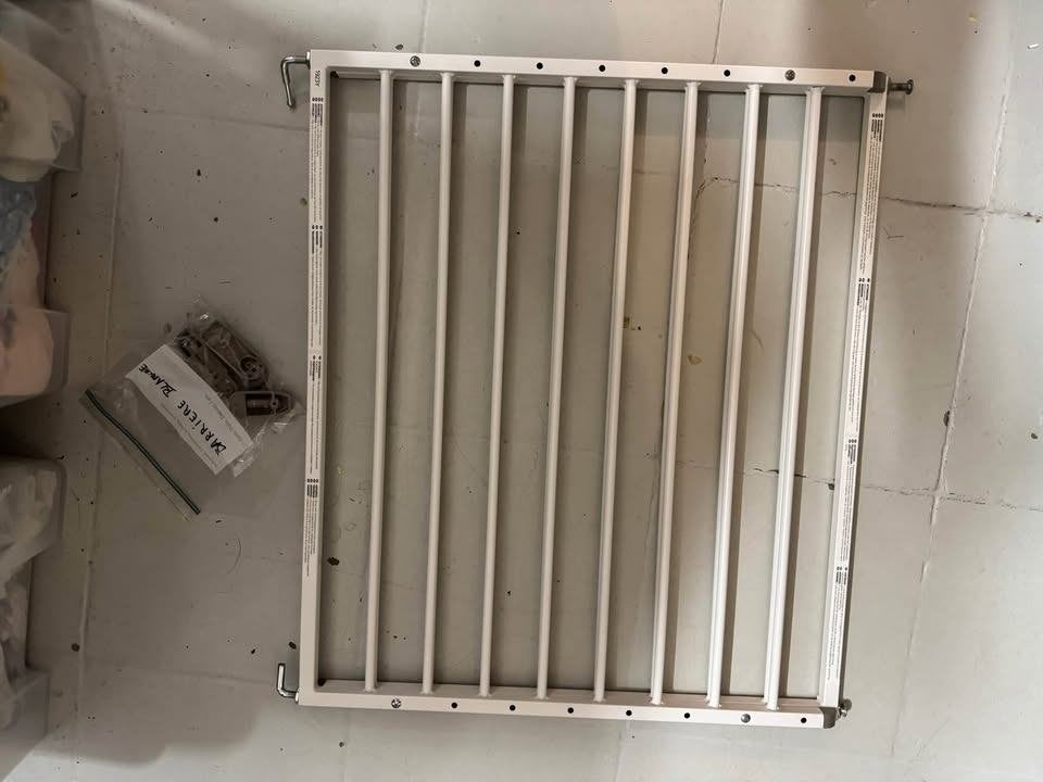 Barrière de sécurité blanche, Enlèvement, Comme neuf, Barrière de sécurité