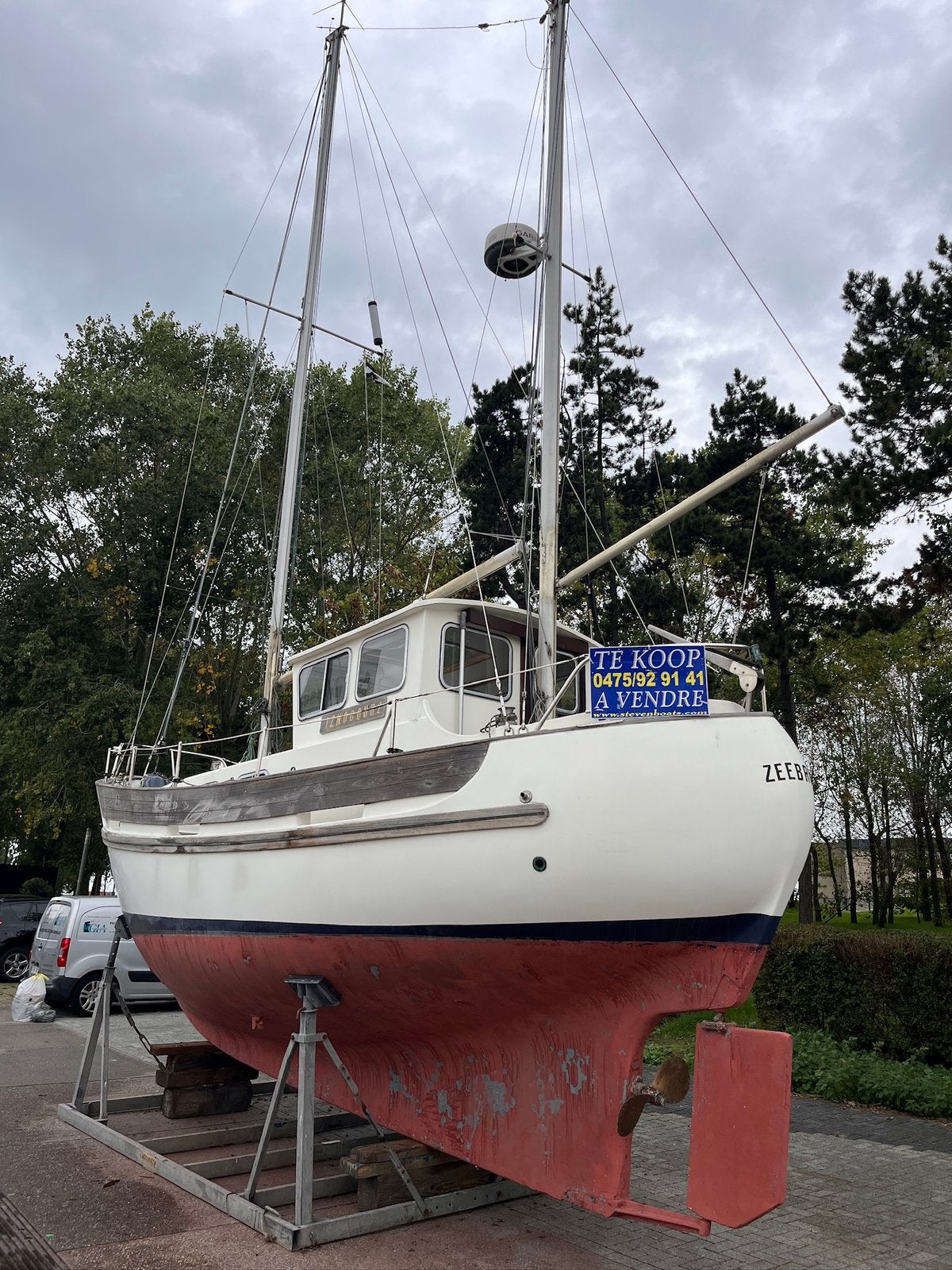 Fisher motorsailor, Gebruikt, 1.90 meter, Binnenboordmotor, Viertaktmotor