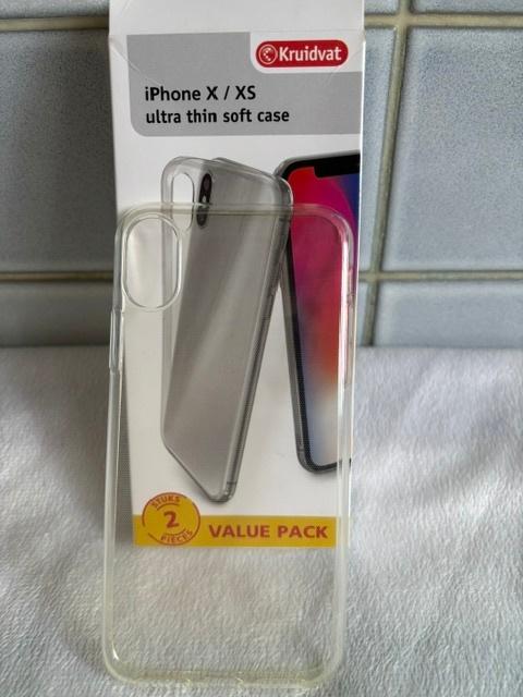 Transparant hoesje voor iPhone X of XS, Ophalen, Gebruikt, Overige merken, Overige typen