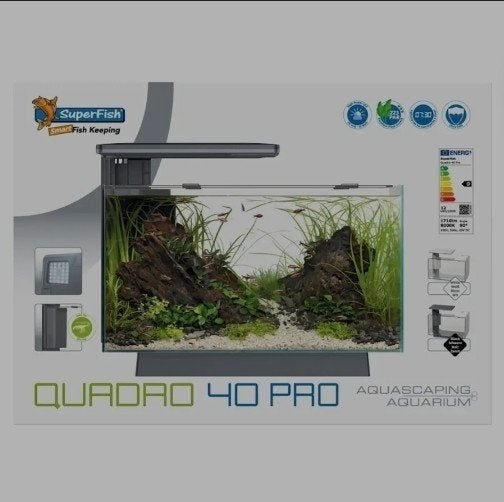 superfish quadro 40 met buitenfilter, Dieren en Toebehoren, Ophalen, Verwarming, Superfish